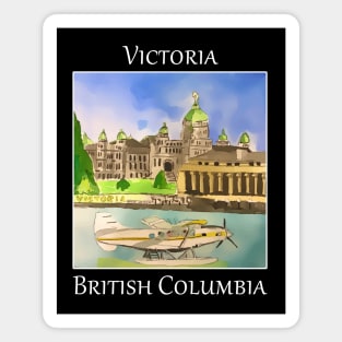 Parliament Building and the Inner Harbour, Victoria British Columbia Canada - WelshDesigns Magnet